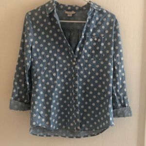 Jean button up